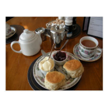 English Scenes, Afternoon Cream Tea Postcard
