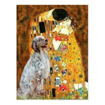 EnglishSetter 1 - Kyssen Vykort