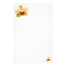 Enkel gul Orchidbrevpapper