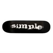Enkelt och skyldigt skateboards