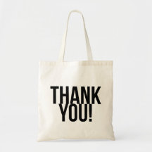 Enkelt tacka dig tote bags