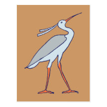 Ennu Ägypten Vogel egypt bird Postkarte
