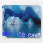 Enorm blått-is-grotta, mousepad musmattor