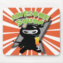 Enorm Squadlycklig Ninja Mus Matta