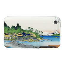 Enoshima i det Sagami landskapet Katsushika Hokusa iPhone 3 Case-Mate Case