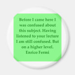 Enrico Fermi citationstecken Kylskåpsnagnet