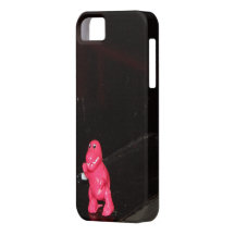 Ensamt rosa fodral för DinosauriPhone 5 iPhone 5 Cover
