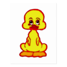 Ente duck postkarte