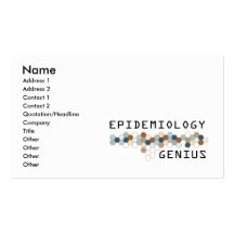 Epidemiologysnille Visitkort Mallar