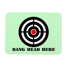 Ergonomisk spänningslättnad: Smällhuvud här Rektangel Magnet