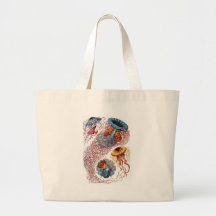 Ernst Haeckel Discomedusae Tote Bags