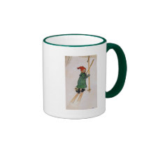 Esbjorn som en Skier 1905 Kaffe Kopp