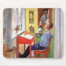 Esbjorn som gör hans läxa av Carl Larsson Mus Matta