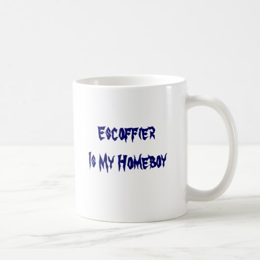 Escoffier är min Homeboy Kaffe Mugg