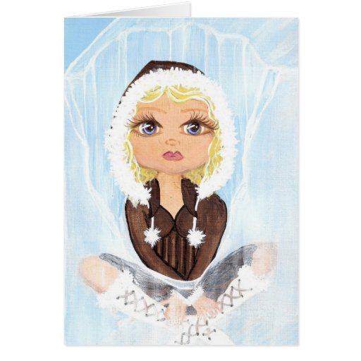 Eskimå i is Quantum Cutie Kort