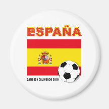 España Campeón del Mundo Kylskåpmagneter