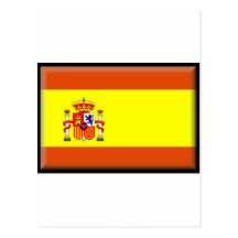 España Flag Postcards