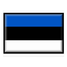 Estonia Flag Post Card