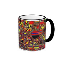Etnisk afrikansk Fractalkonstmugg