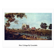 Eton högskola vid Canaletto (Ii) Vykort