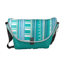 Ett firande av funkyrandar i kricka messenger bag