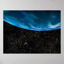 Ett forntida planet affisch
