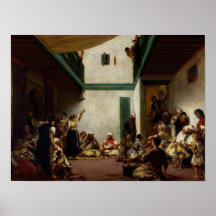 Ett judiskt bröllop i Marocko, 1841 Posters