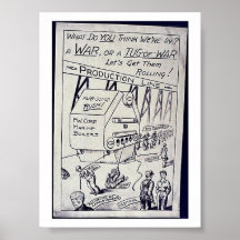 Ett krig eller en dragkamp posters
