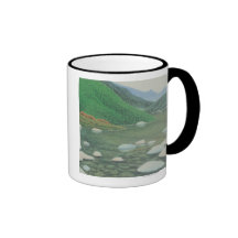 Ett tyst tränga någon i Moutains Muggar
