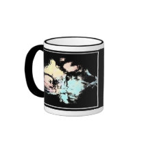 Ett uns av fostrar rånar kaffe mugg