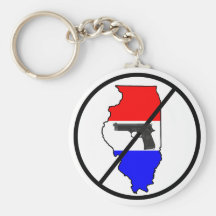 EttIllinois vapen keychain. Nyckelring