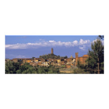 Europa italien, San Miniato. Under en sned boll, Fotografiska Tryck
