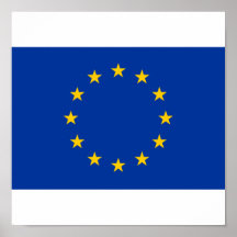 Europeiska unionflagga posters
