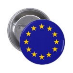 Europeiska unionflagga knappar med nål