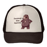 EVERYBODYS BORTA SQUATCHIN - rolig Bigfoot logotyp Baseball Hat