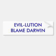 EVIL-LUTIONBLAME DARWIN BILDEKAL