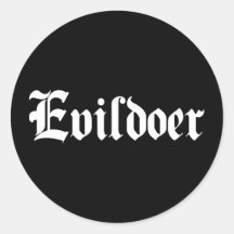 Evildoer Klistermärken