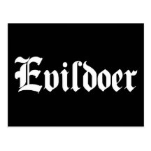 Evildoer Vykort