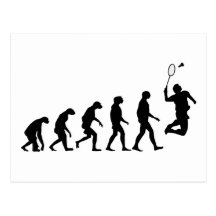 Evolution av Badminton Vykort