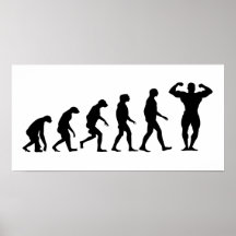 Evolution av Bodybuilding Posters