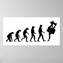 Evolution av Skateboarding Posters