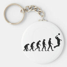 Evolution av volleyboll nyckel ring