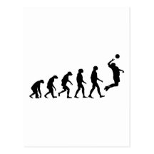 Evolution av volleyboll vykort