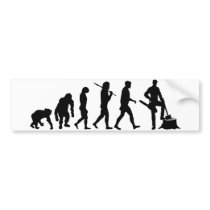 Evolution för bunyan för loggers för Lumberjacktre