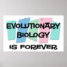 Evolutions- biologi är för evigt affischer