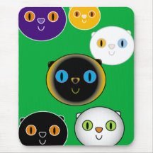 Exotic and Persian cats mousepad Mus Mattor