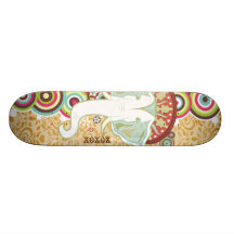 Exotiskt däck för vitelefant Sk8 Skate Decks