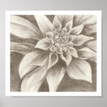 Exotiskt dra för blomma print