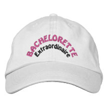 Extraordinaire Bachelorette Broderade Kepsar