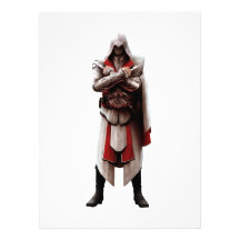 Ezio hälsning/brthday inbjudankort